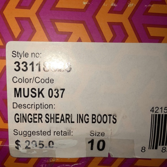 NEW TORY BURCH Ginger Shearling Boots (Size 10) - Picture 5 of 6